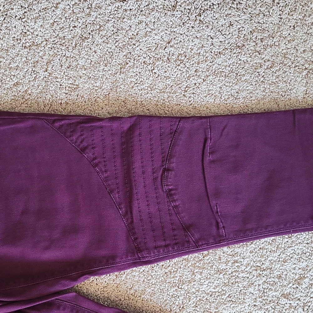 Purple moto skinny jeans - brand new - Picture 4 of 7
